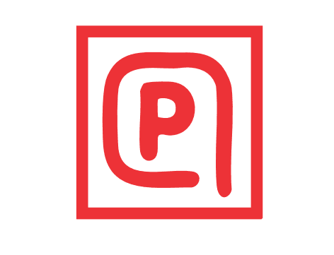 P logo