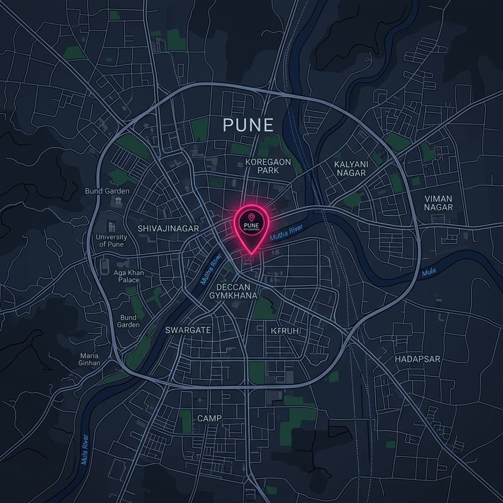 Map Location of SM Digital in Pune, India