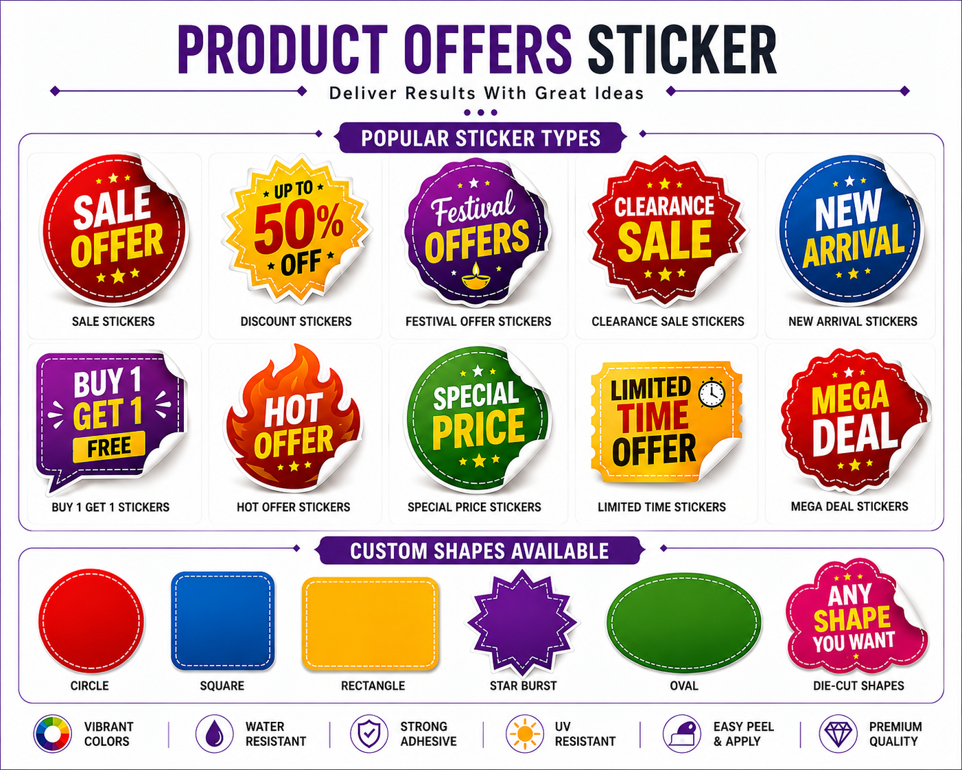 Product Offer Stickers
