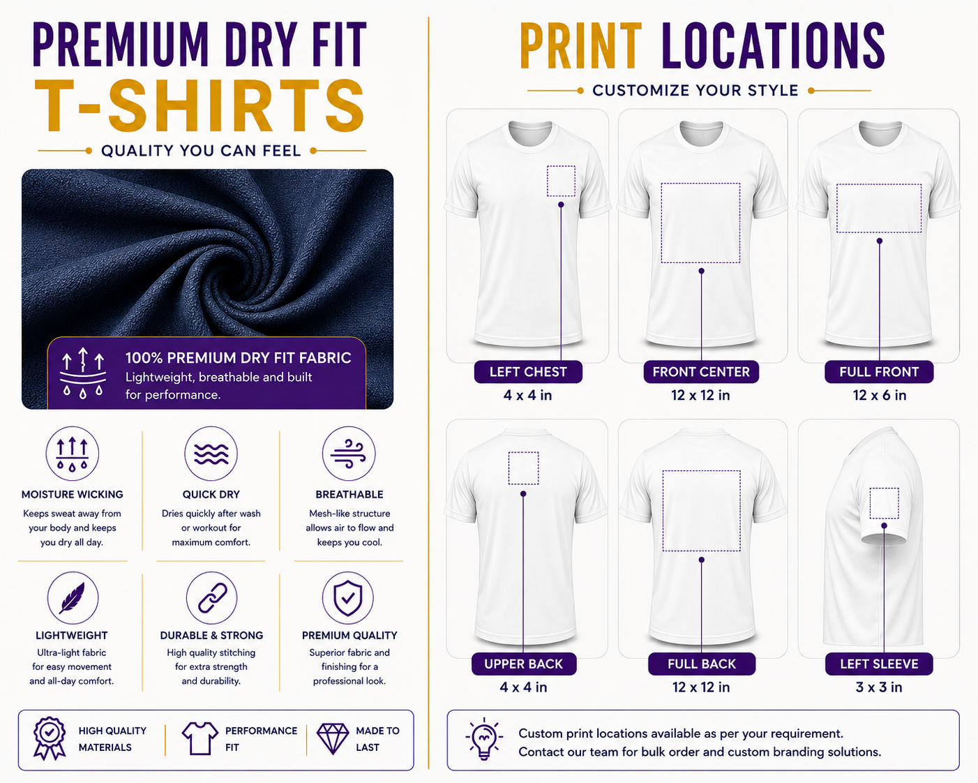 Dry-fit T-Shirts