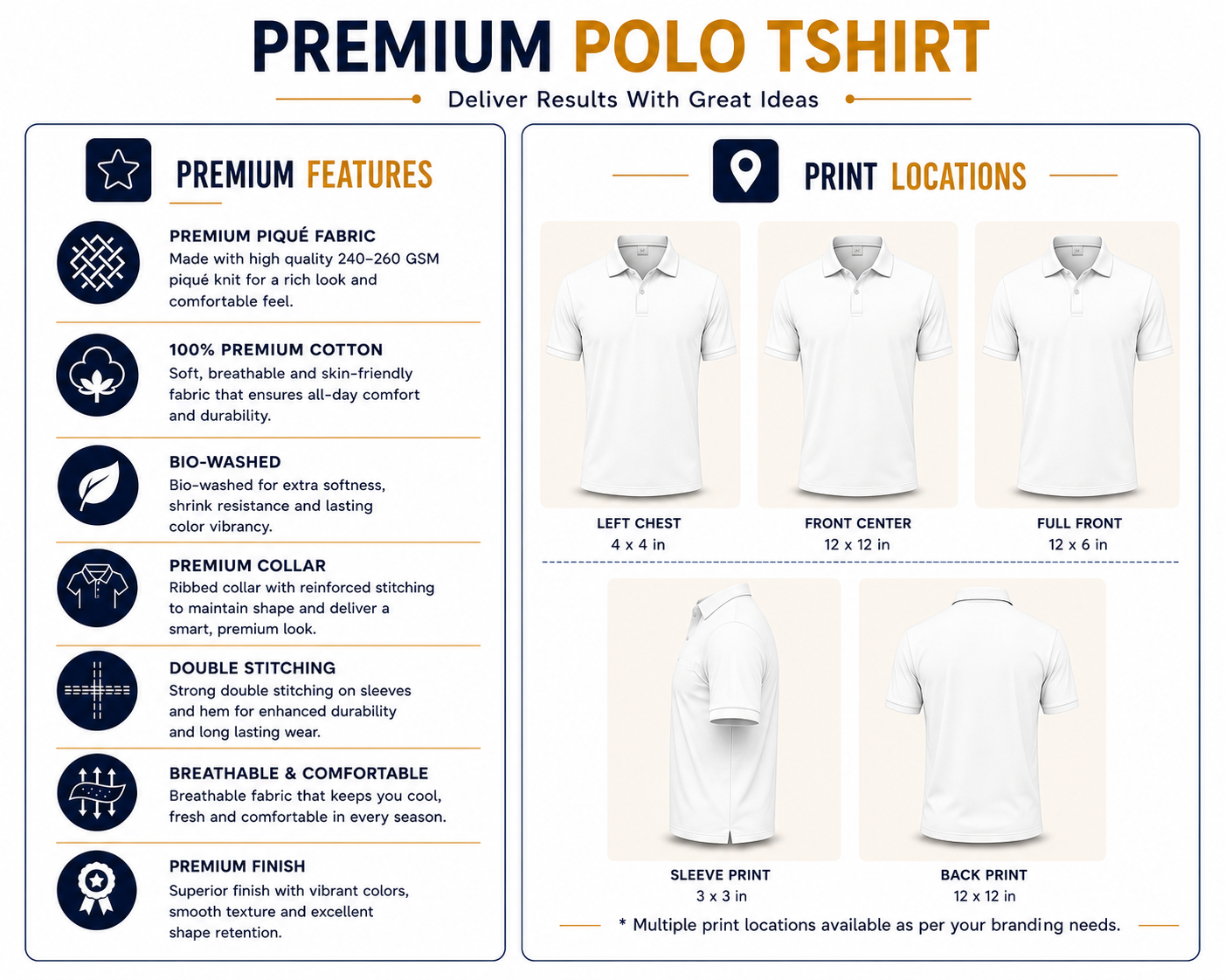 Premium Polo T-Shirts