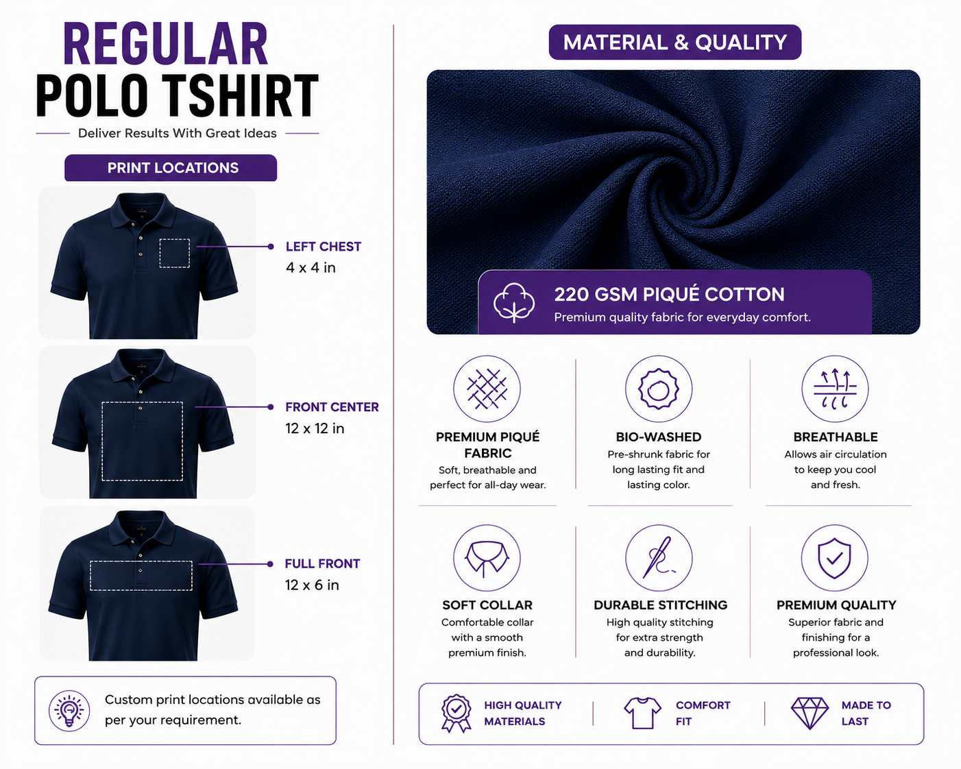 Regular Polo T-Shirts