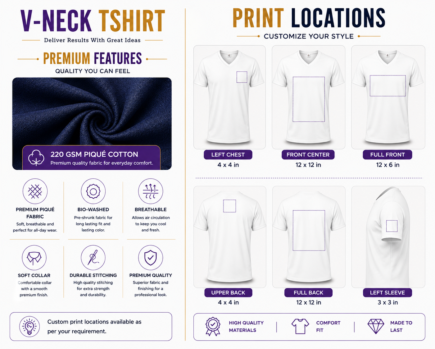 V-Neck T-Shirts