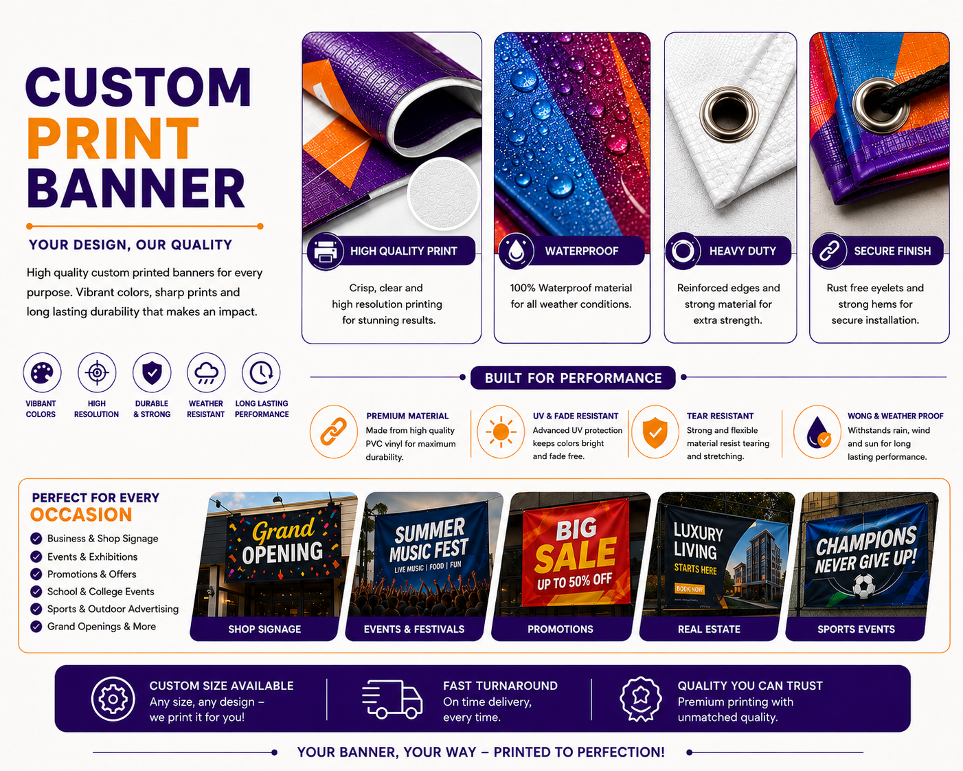 Custom Printed Banner