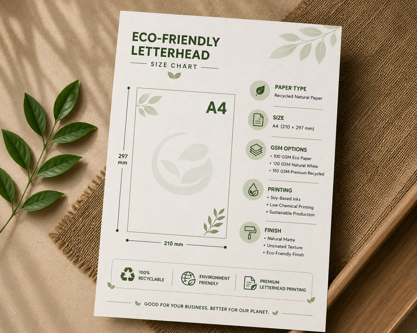 Eco-friendly Letterheads
