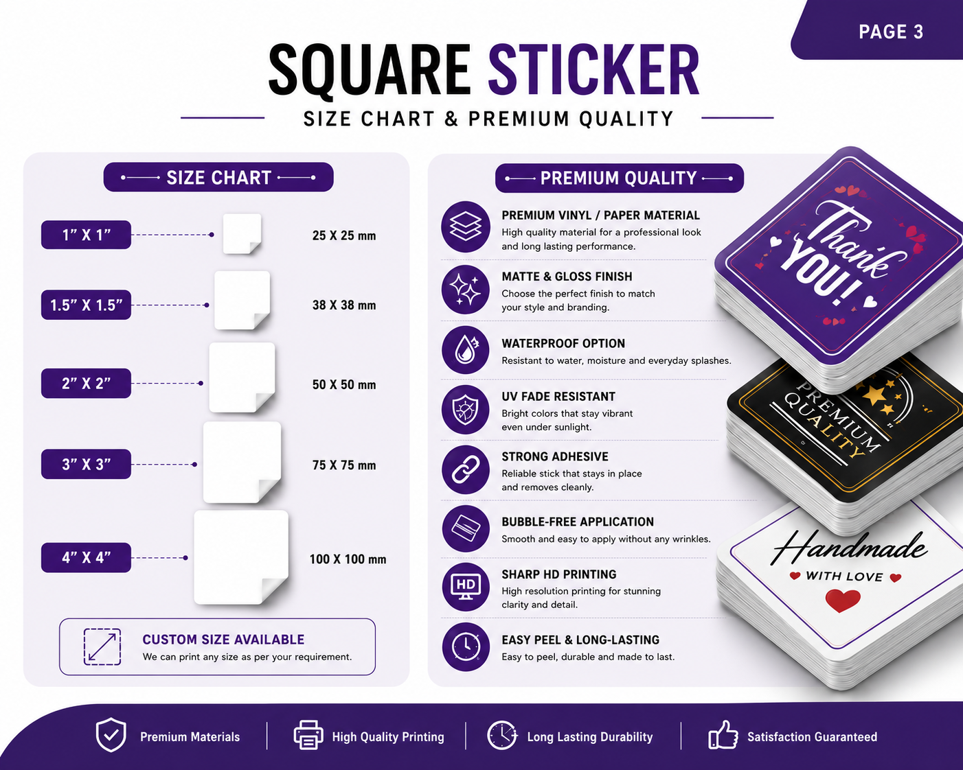 Square Stickers