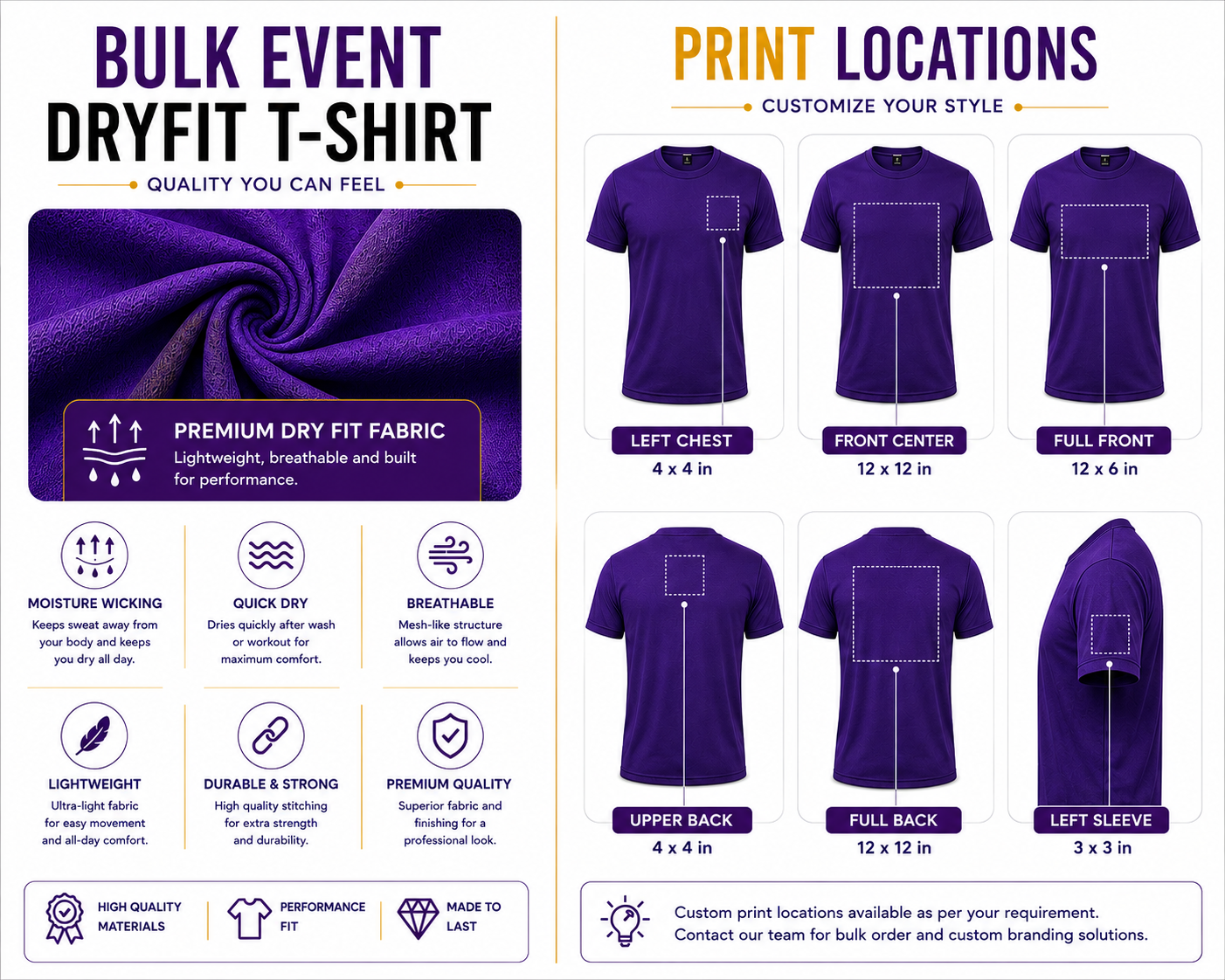 Bulk Event T-Shirts