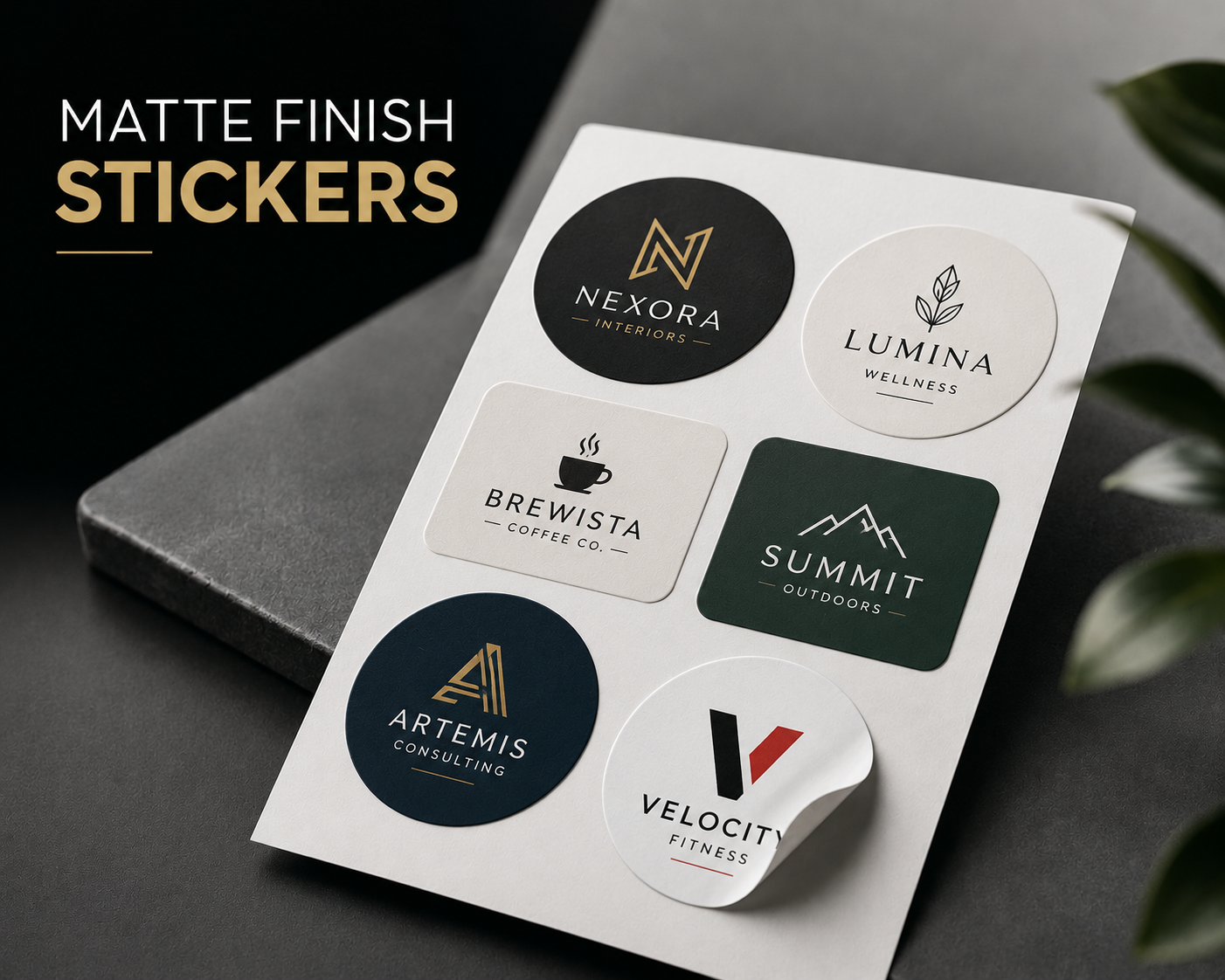 Matte Finish Stickers