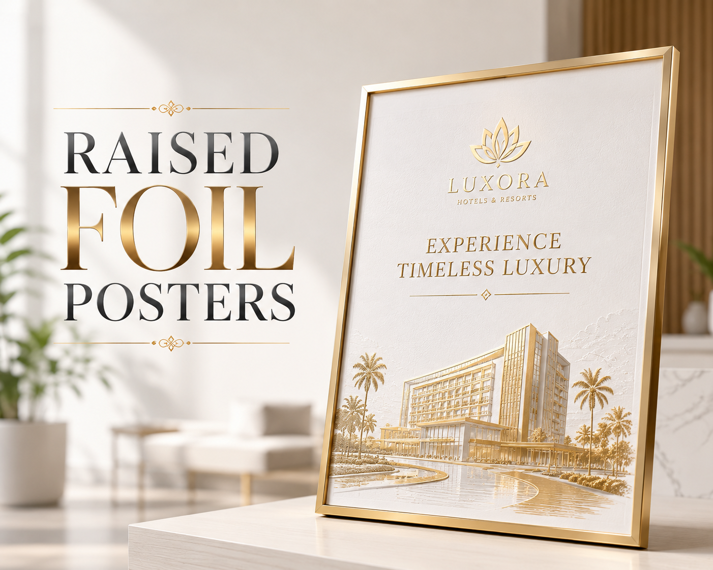 Raised Foil Poster