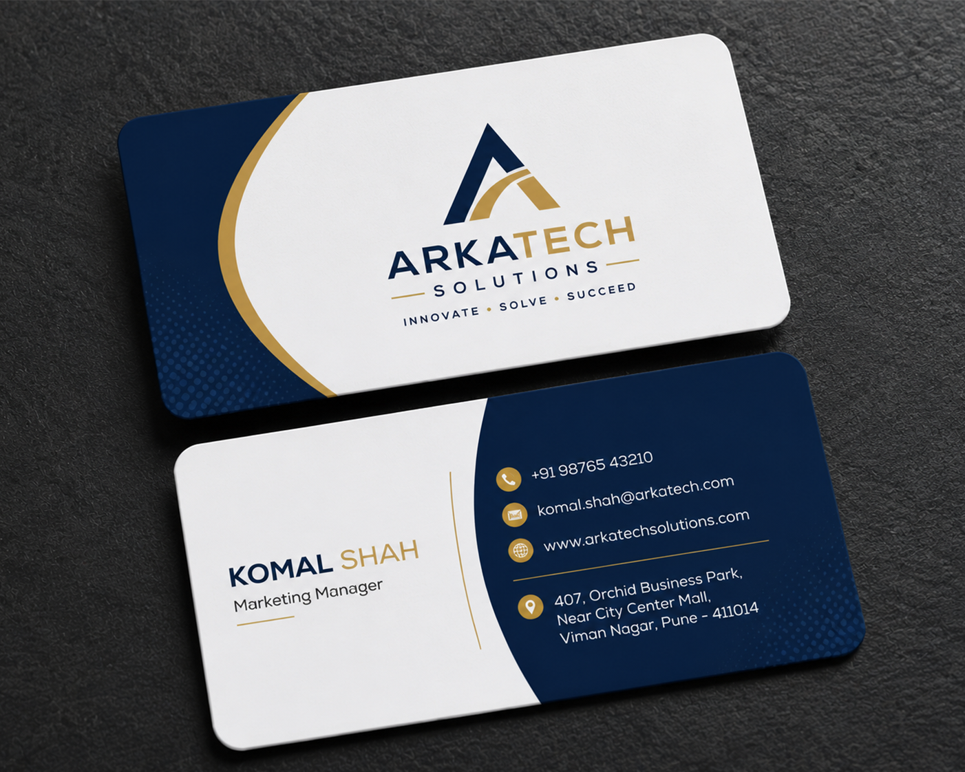 Rectangle Rounded Cards