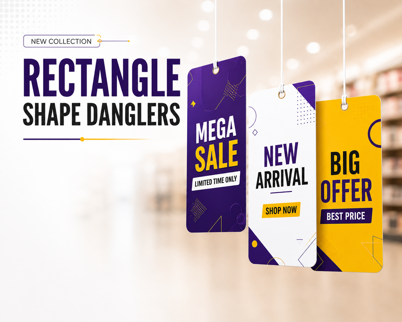 Rectangle Shape Dangler
