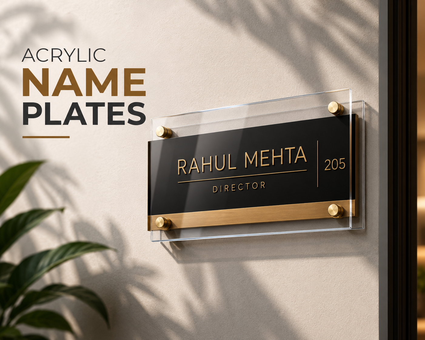 Acrylic Name Plates