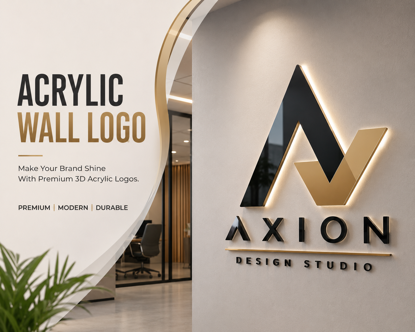 Acrylic Wall Logo