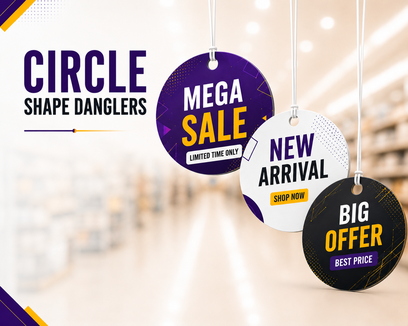 Circle Shape Danglers