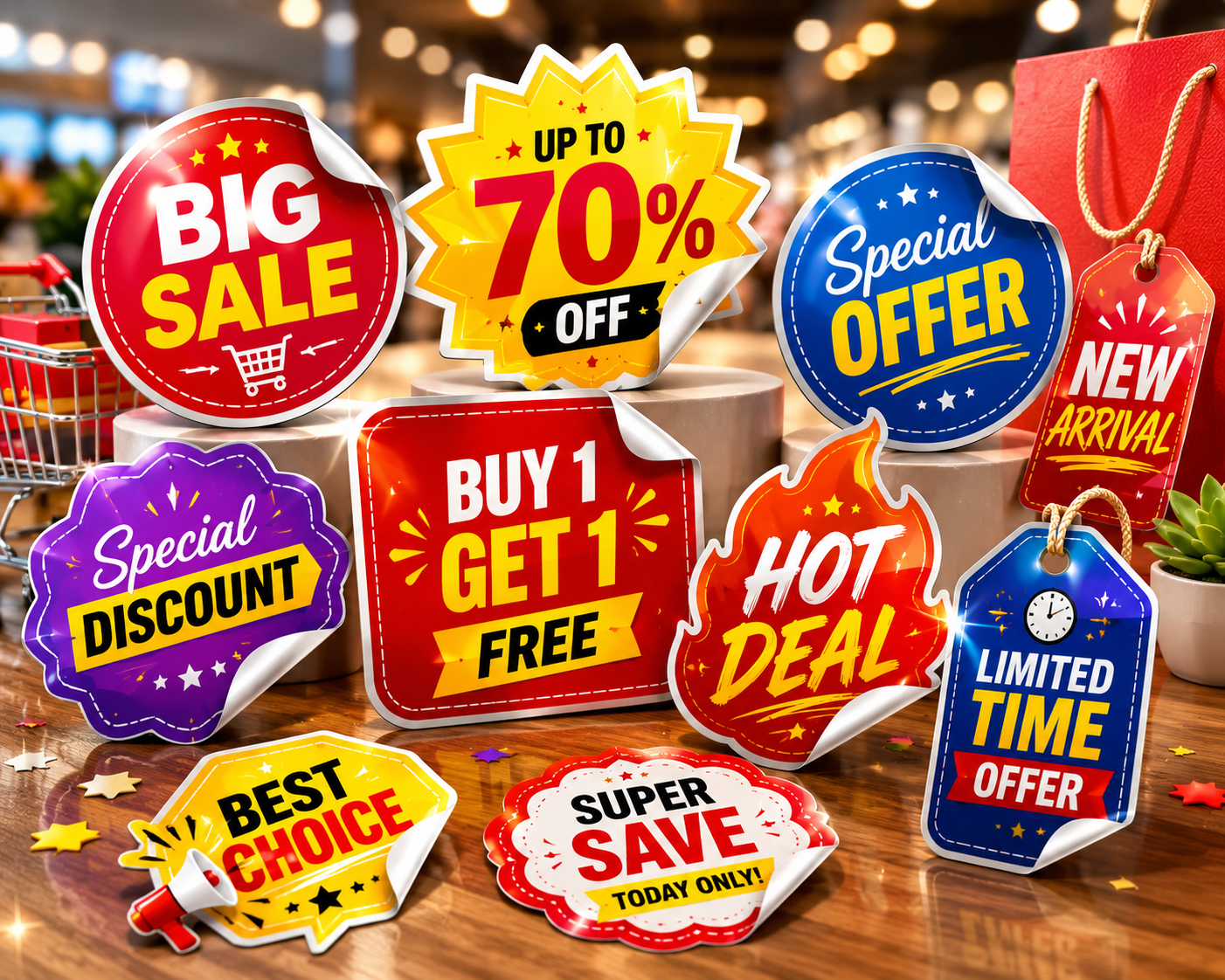 Product Offer Stickers