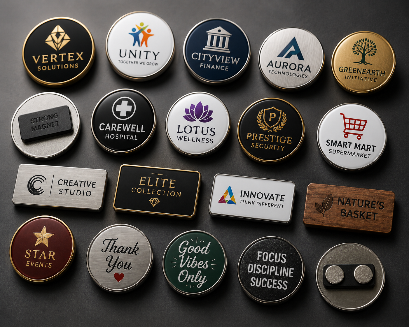 Magnetic Badges