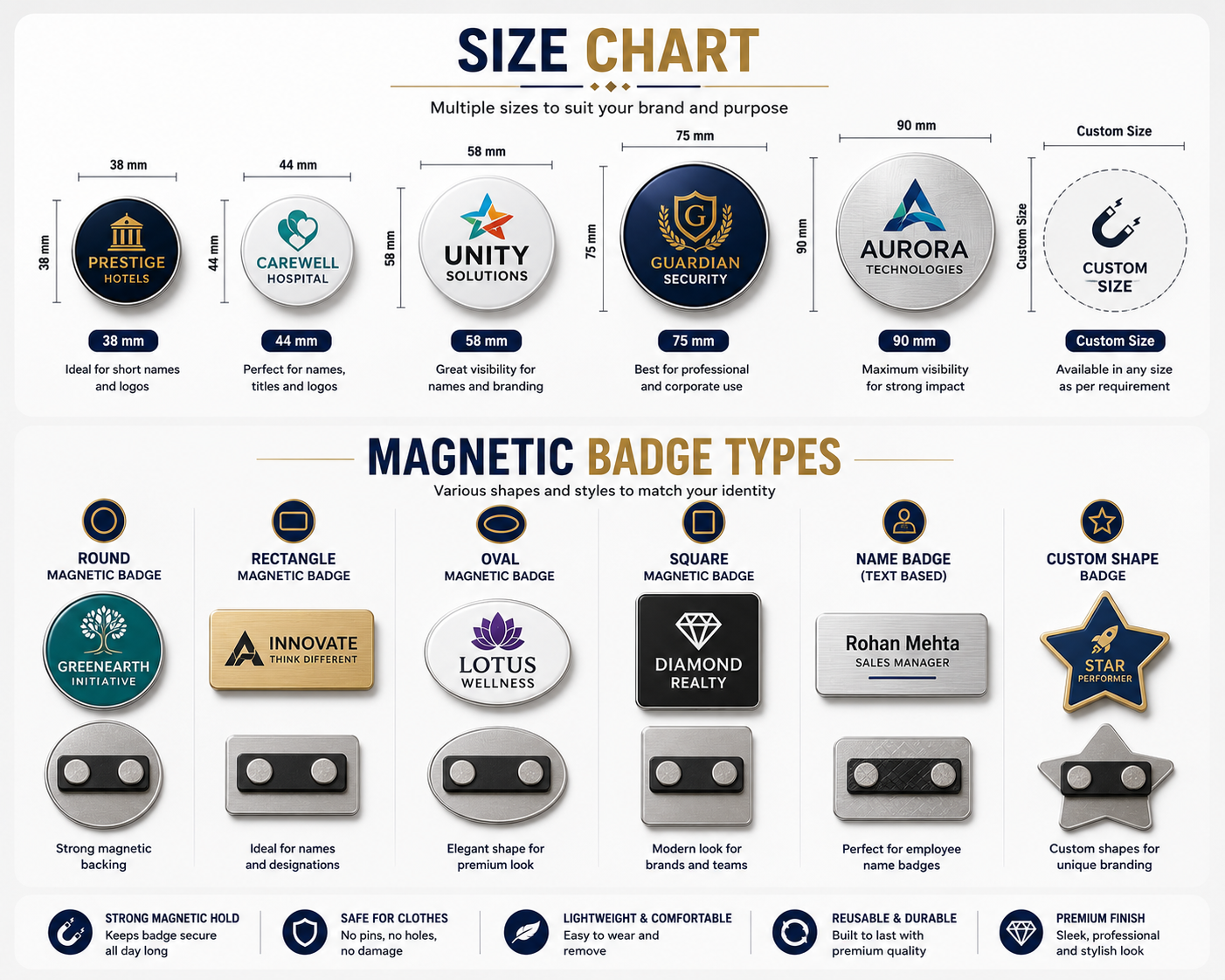 Magnetic Badges