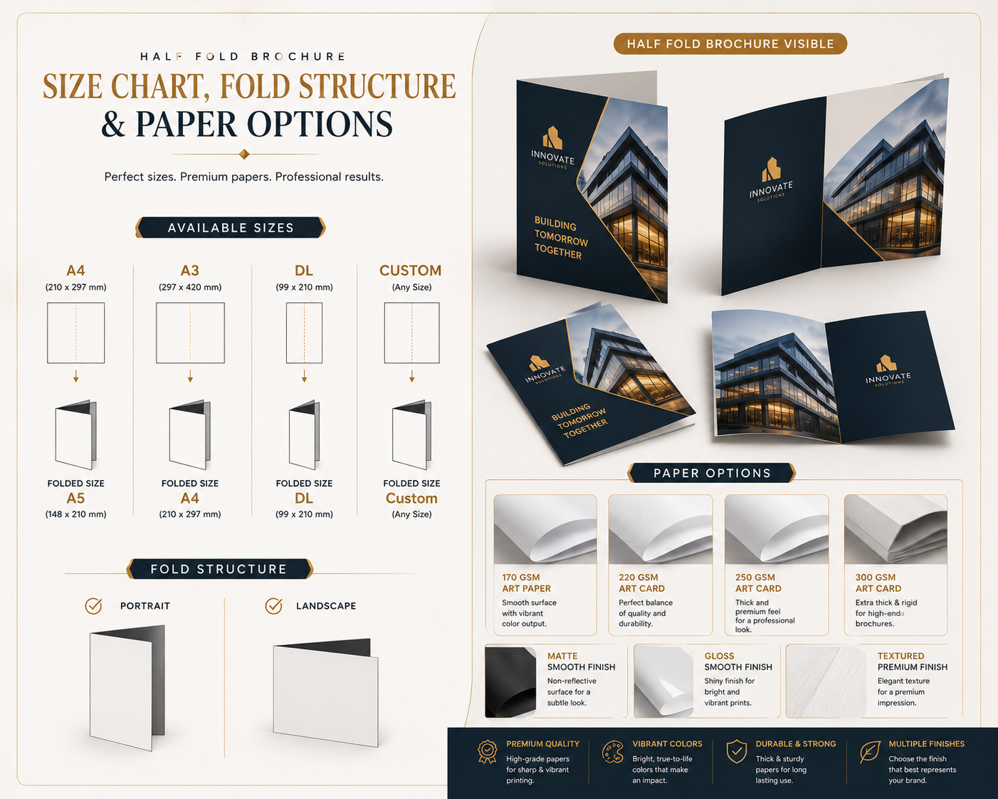 Half Fold Brochure