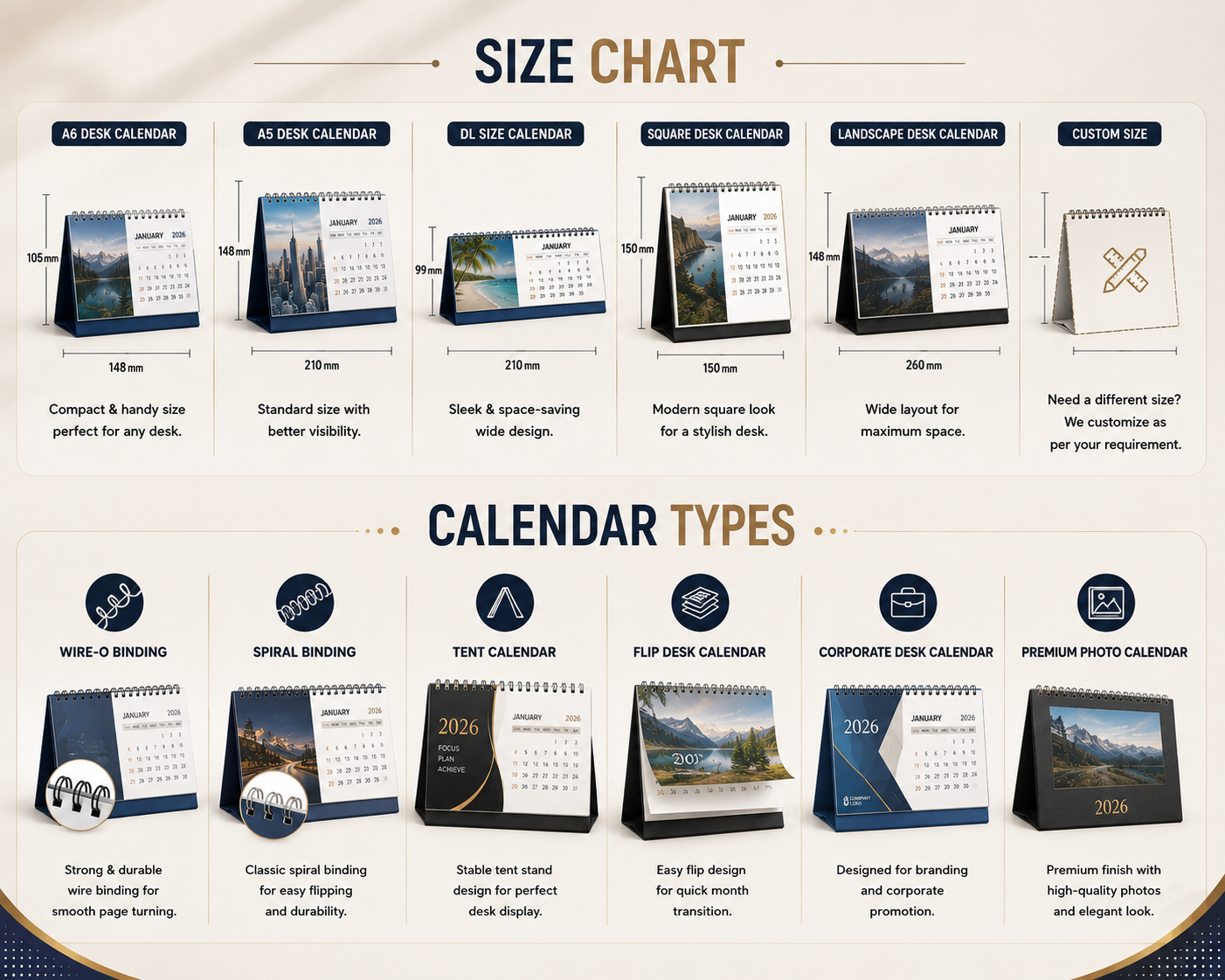Desk Calendars