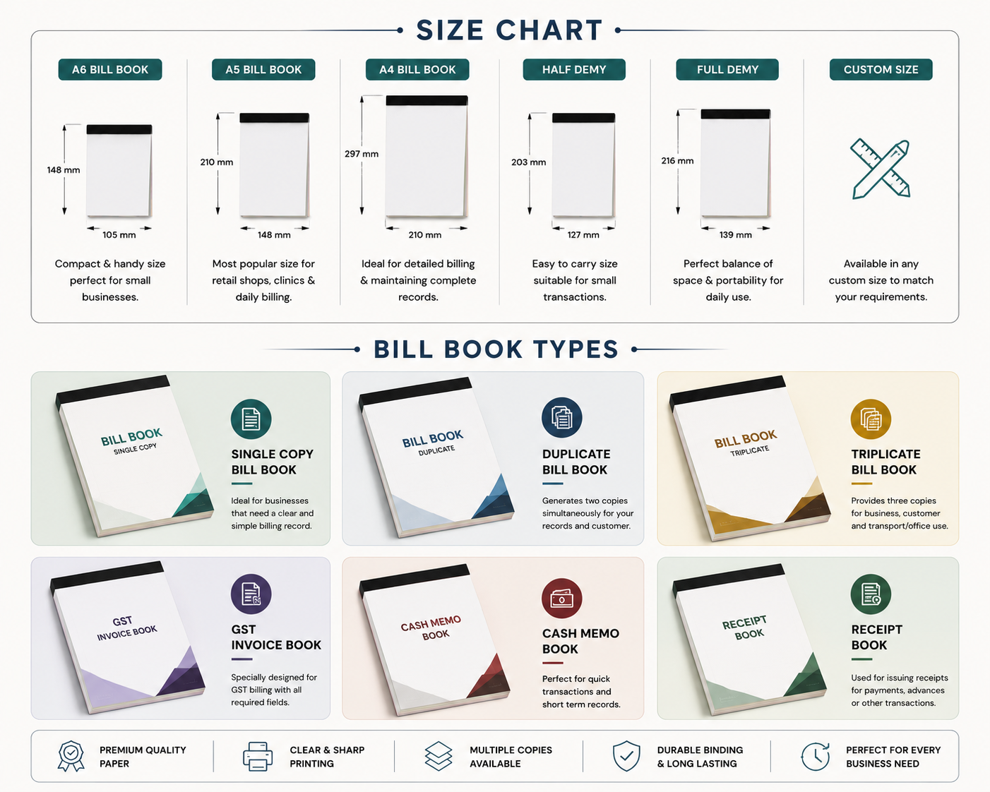 Bill Book 1 + 2