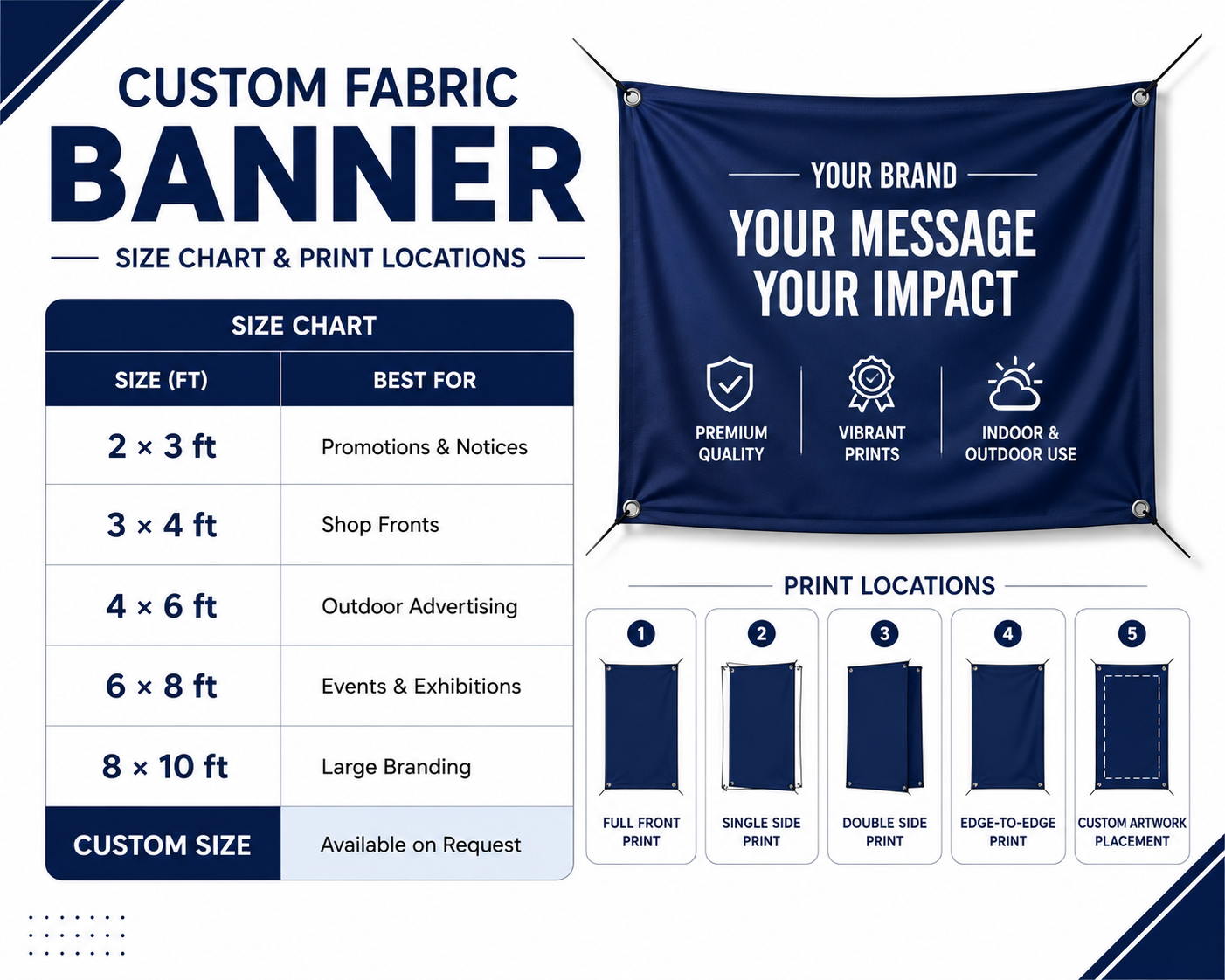 Custom Fabric Banner