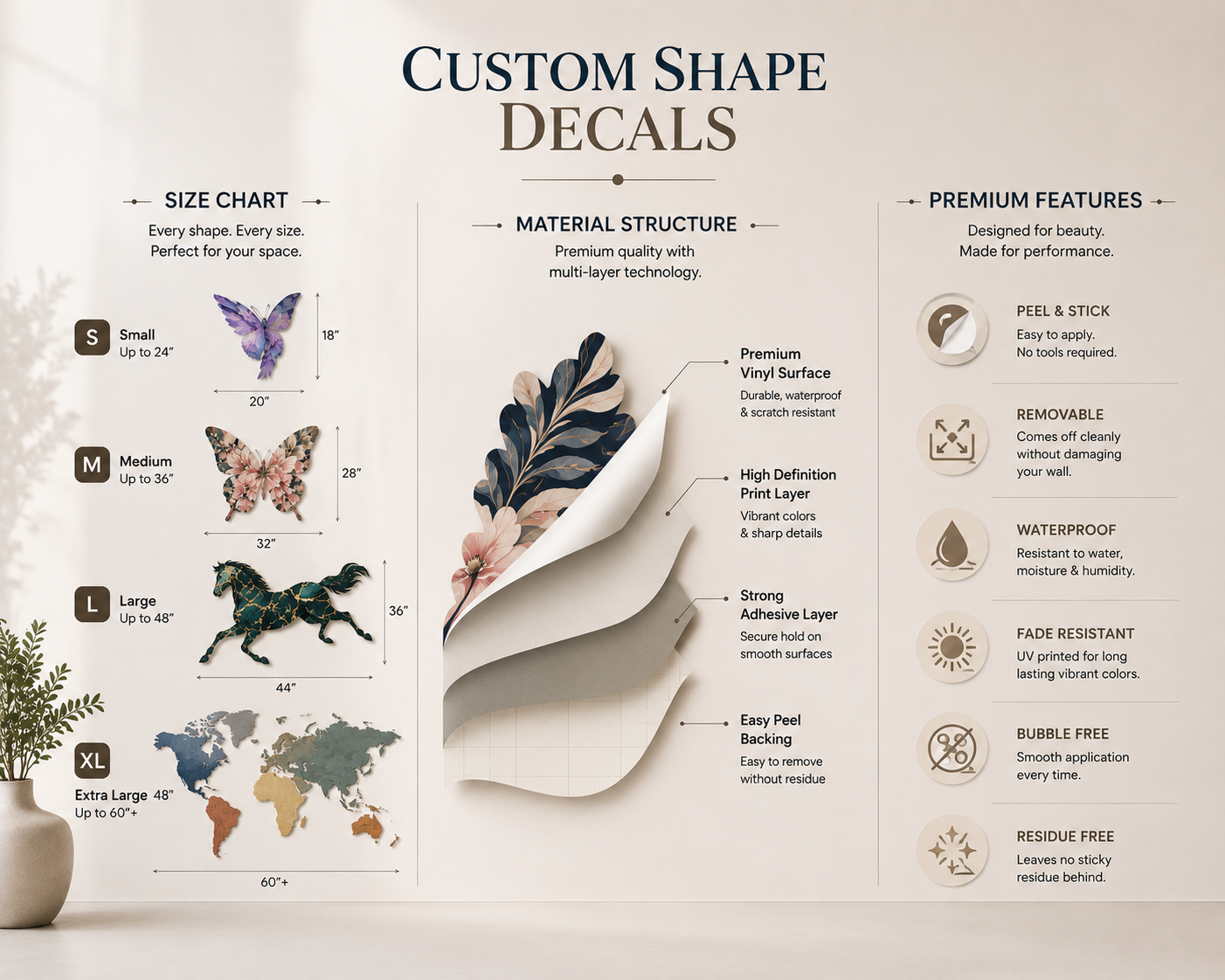 Custom Shape Decals