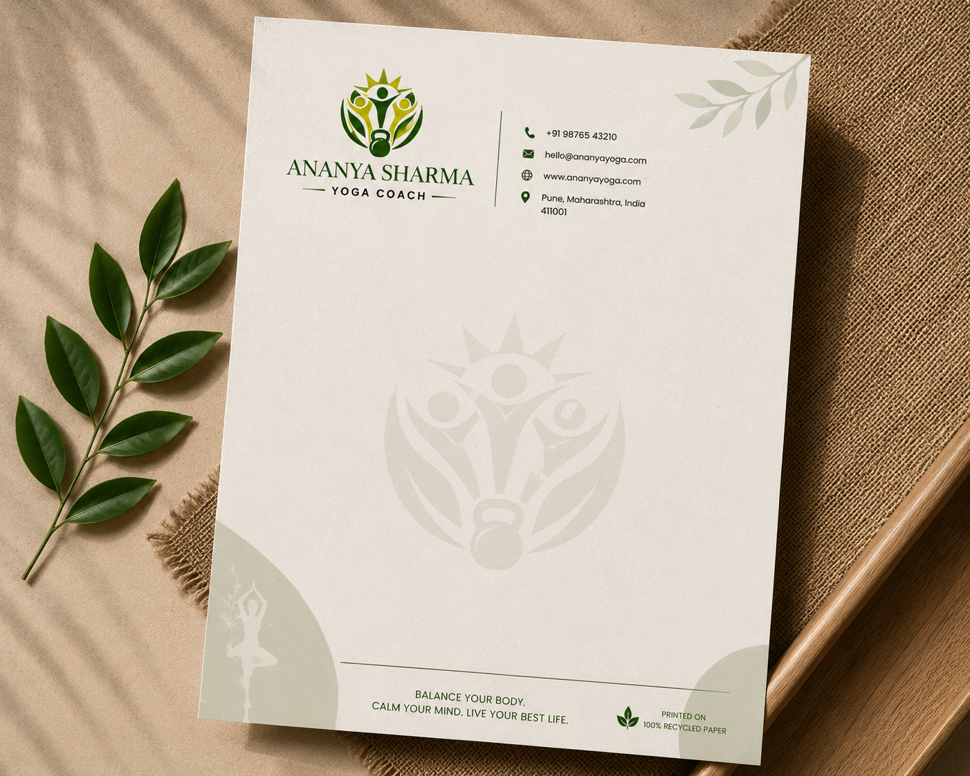 Eco-friendly Letterheads
