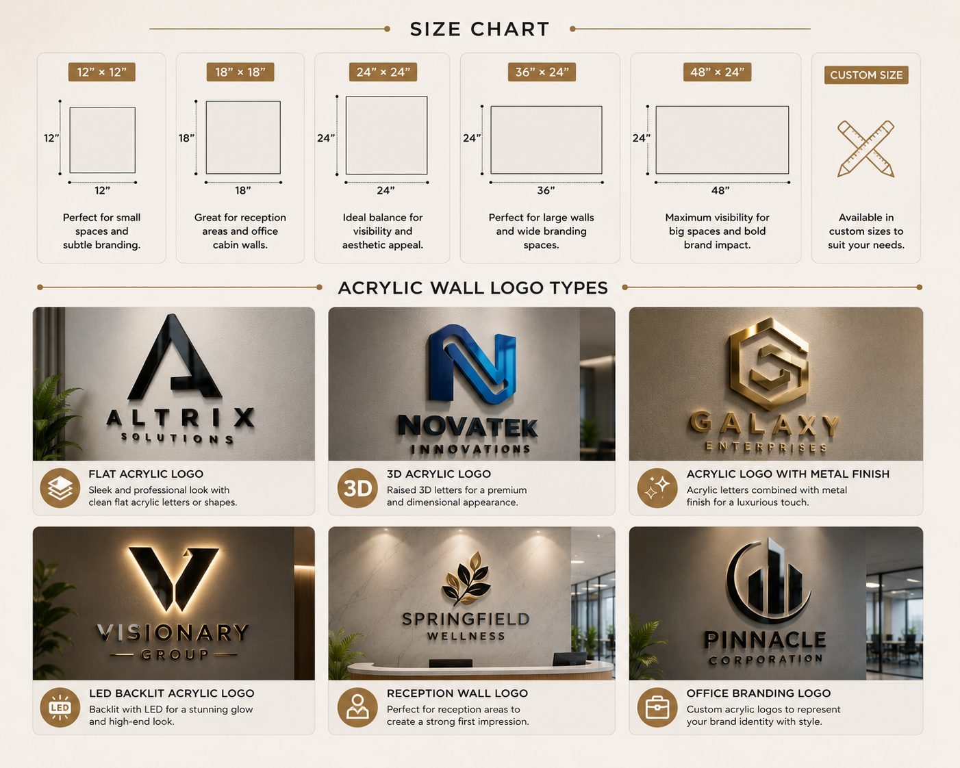 Acrylic Wall Logo
