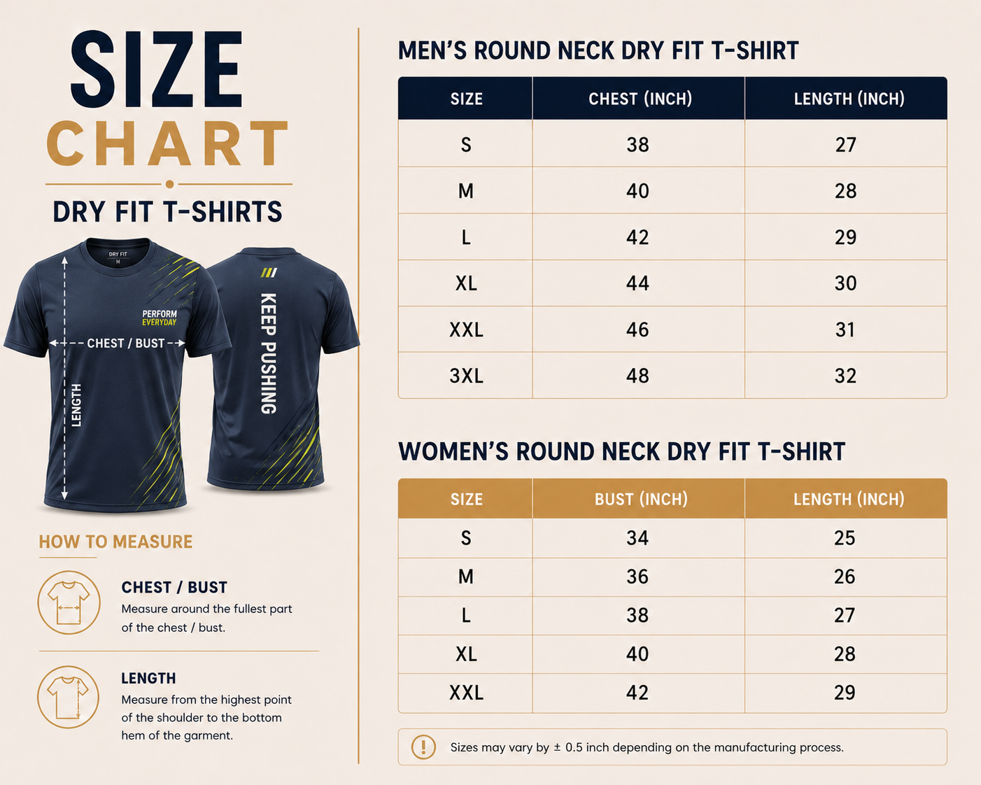 Dry-fit T-Shirts