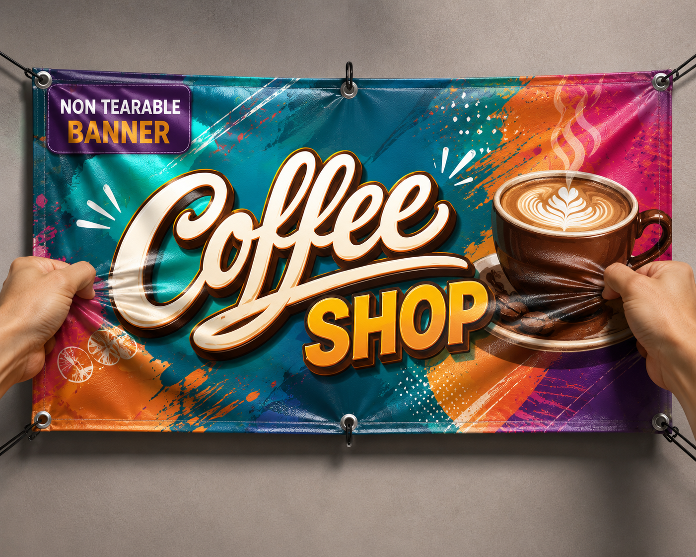 Non Tearable Banner