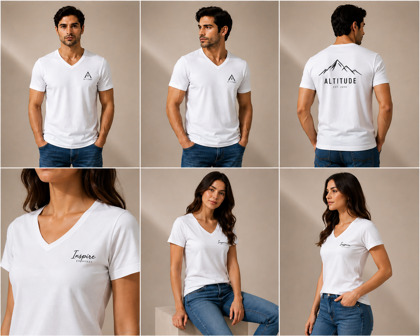 V-Neck T-Shirts