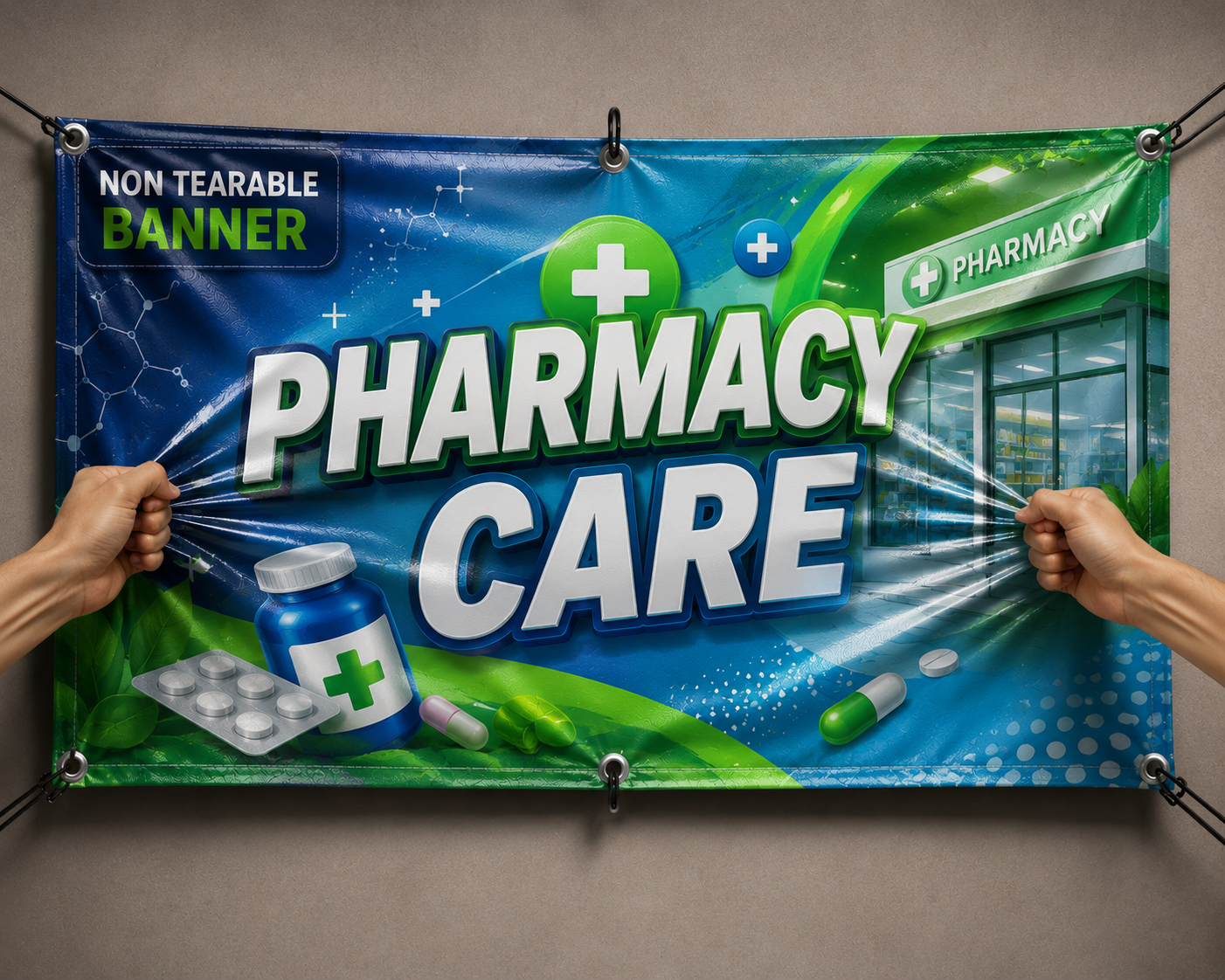 Non Tearable Banner