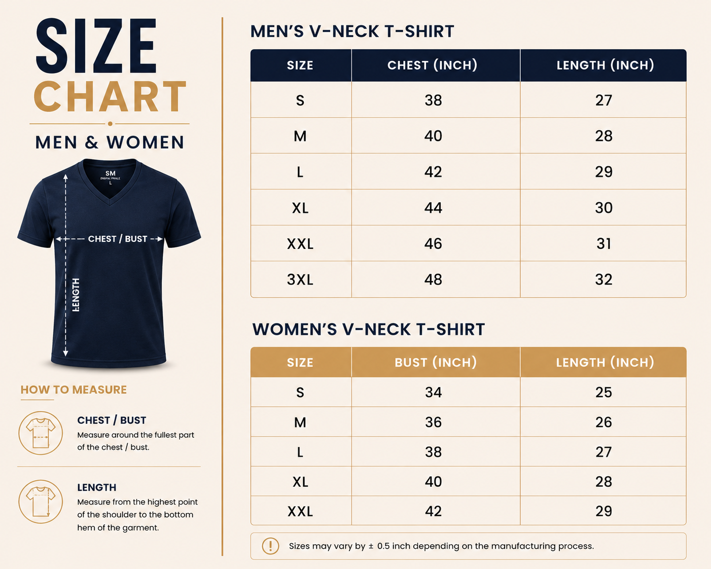 V-Neck T-Shirts
