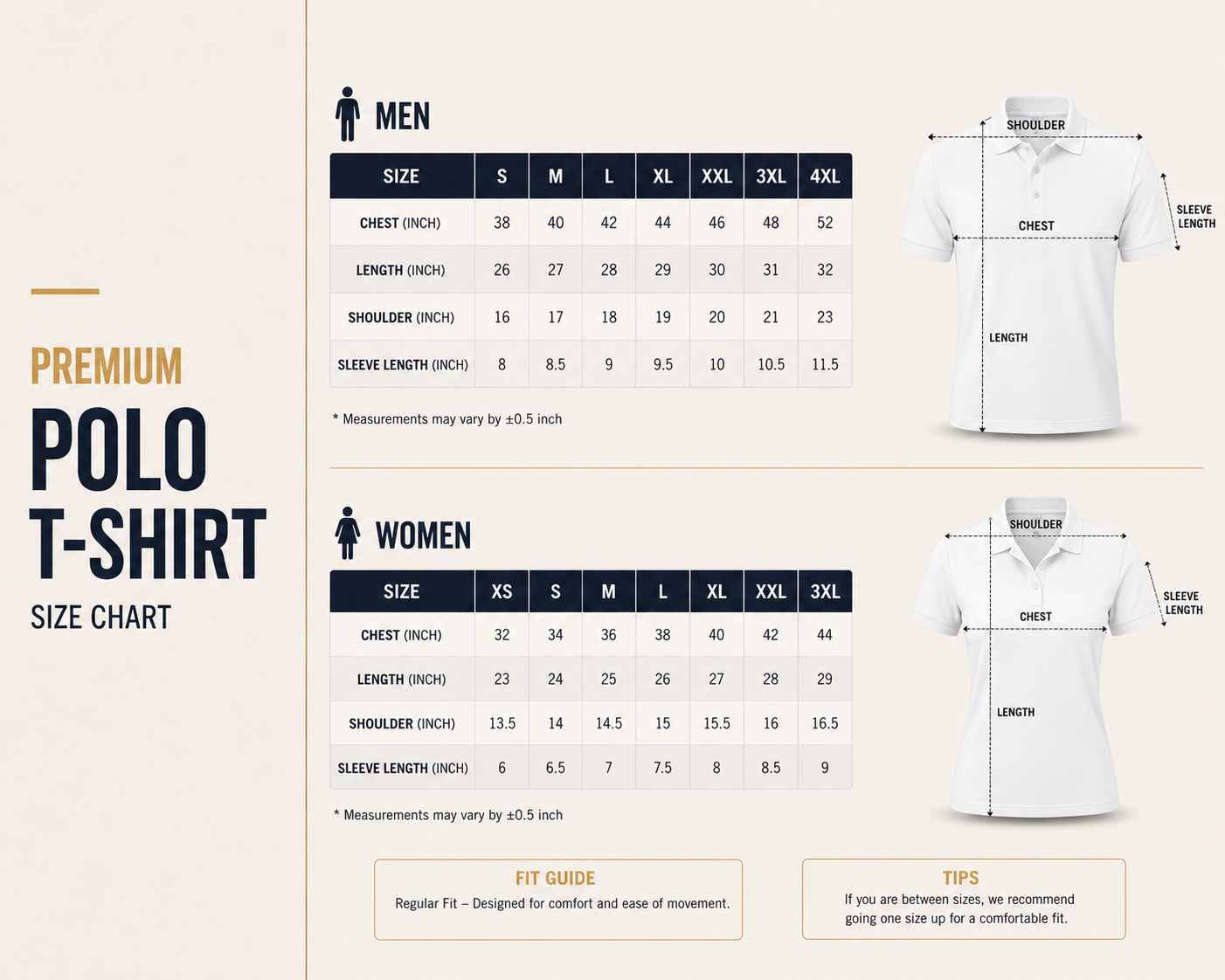 Premium Polo T-Shirts